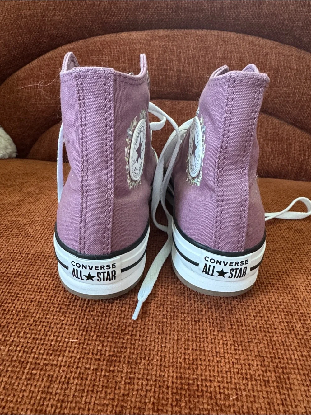 Converse High Top Sneakers in Dusty Rose